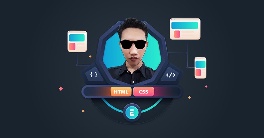 Ảnh bìa khóa HTML CSS cơ bản cho người mới bắt đầu