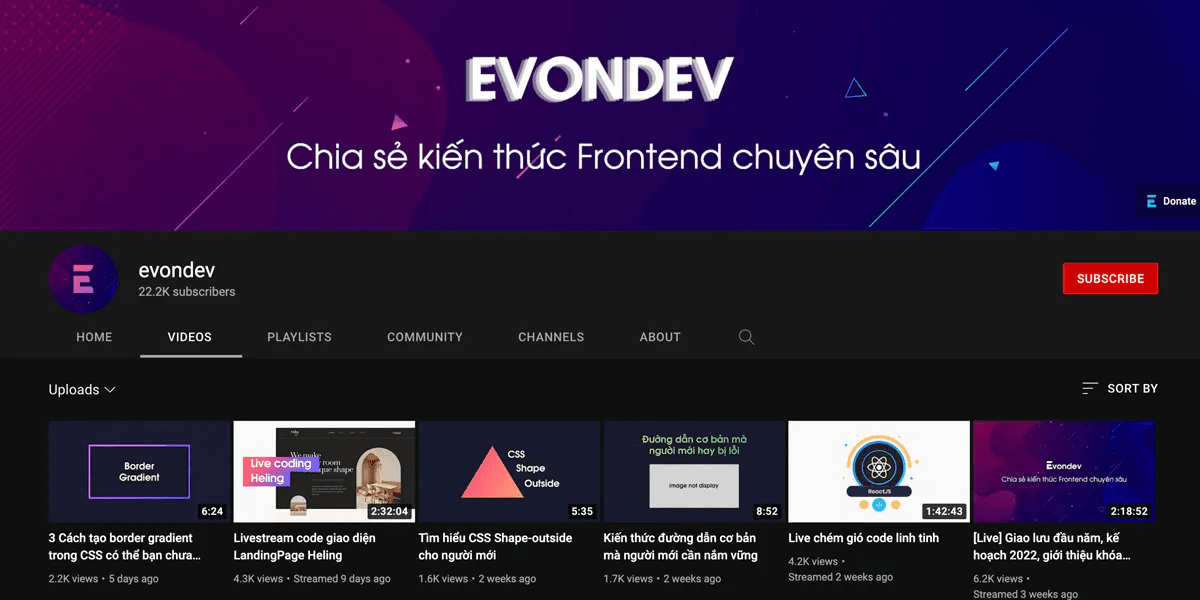 Evondev Youtube