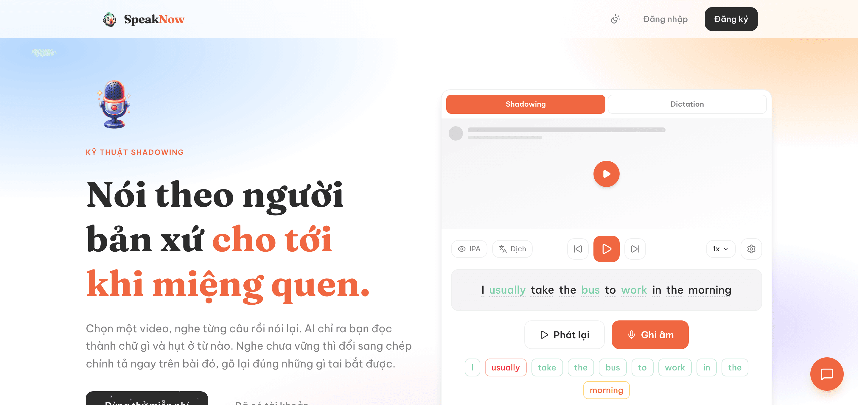 Trang chủ SpeakNow