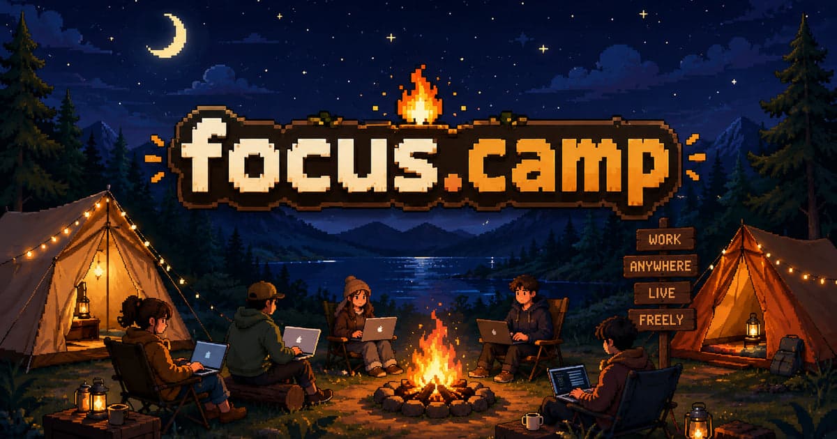Ảnh bìa focus.camp: work anywhere, live freely